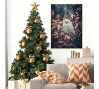 Owl Jigsaw Puzzle, Puzzle 6000 Pieces, Jigsaw Puzzles for Adults 6000 Piece Flower Wooden Puzzles for Adults, Challenging Game Toys Jigsaws with Box for Home Wall Decoration and Gifts Christmas B-3600