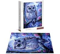 Owl Jigsaw Puzzle, Puzzle 6000 Pieces, Jigsaw Puzzles for Adults 6000 Piece Forest Wooden Puzzles for Adults, Challenging Game Toys Jigsaws with Box for Home Wall Decoration and Gifts Christmas B-7299
