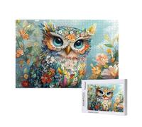 Owl Jigsaw Puzzles for Adults 500 Piece, Animal Puzzles for Adults Wooden, Funny/Difficult/Impossible/Challenging Decompression Games, As a Birthday for Women and Men ML-534