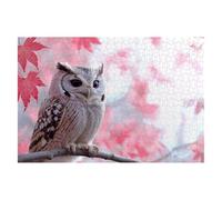 Owl Jigsaw Puzzles for Adults 6000 Piece Jigsaw Puzzles for Adults Leaf 179x105cm, Classic Educational Games Decompression, Challenging Game for Families Beautiful Home Decor Gifts for Men Women G-94