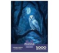 Owl Jigsaw Puzzles for Adults The Impossible Challenge 1000 Piece Difficult Hard Jigsaw Puzzles for Man And Woman with Letters on Back 70x50cm/1000pcs