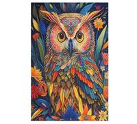 Owl Jigsaw Puzzles for Kids 1000 Pieces 3d Wooden Puzzle Decompression Game for Adults Women Girl Educational Game Toys (78×53cm)