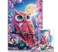 Owl JigsawPuzzle 1000 Pieces for Adults,Decompressing Intellectual Educational Toy Birthday Present,Gifts,Wall Art (50x75cm)