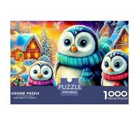 Owl Jigsaws Suitable for Decompression And Wall Decor 1000 Piece Puzzle for Adults & Kids Age 12 Years Up 38x26cm/1000pcs