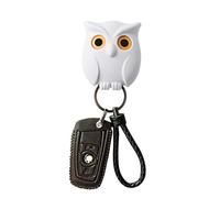 Owl Key Hook No Hole Key Wall Hook Auto Open Eye Owl Keychain 6x5x3.2cm Idea Owl Lord Key Hook Nightwall Hanging Magnetic Owl Key Holder Auto Break Close Wall Hanging Magnetic Cute Night Owl Key Ring
