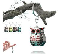 Owl Keychain Nail Clipper, 2025 New German Professional Stainless Steel Mini Nail Clippers, 2-in-1 Foldable Owl Nail Clipper with Nail File, Owl Keychain Gifts (Style D,1 Pcs)