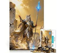 Owl Knight in Ancient Ruins Adults 1000 Piece Jigsaw Puzzle Brain Challenge Toy Stress Relief Clear Cut Wall Art Decor (50x75cm)