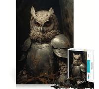 Owl Knight Jigsaw Puzzles for Teenagers 1000 Pieces Intellect Toy Indoor Fun Quality Cut Creative Gift (50x75cm)