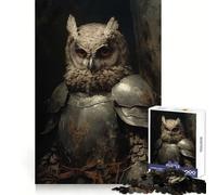 Owl Knight Jigsaw Puzzles for Teenagers 1000 Pieces Intellect Toy Indoor Fun Quality Cut Creative Gift (50x75cm)