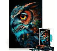 Owl Magic 1000 Piece Jigsaw Puzzles for Teenagers Jigsaw Logic Ability Toy Soft Relax Accurate Cut Cherished Gift (38x52cm)