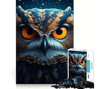 Owl Magic 1000 Pieces Jigsaw Puzzles for Adults Smart Toy Home Activity Accurate Cut Wall Art Decor (50x75cm)