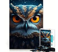 Owl Magic Jigsaw Puzzle 1000 Piece for Adults Logic Boost Toy Together Fun Premium Edge Stylish Gift (38x52cm)