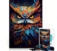 Owl Magic Jigsaw Puzzles for Adults 1000 Pieces Brain Workout Toy Relaxing Fun Art Assembly (50x75cm)