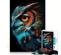 Owl Magic Jigsaw Puzzles for Adults 1000 Pieces Strengthen Memory Family Bond Clean Edge Birthday Gift (50x75cm)