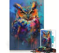 Owl Magic Jigsaw Puzzles for Teenagers 1000 Pieces Reason Skill Toy Soothing Play Exact Cut Santa Wish Gift (50x75cm)