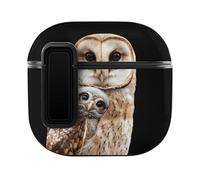 Owl Mama And Little Cute Case Compatible with AirPods 4 Protective Cover with Automatic Lock