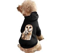 Owl Mama And Little Funny Dog Hoodie Sweatshirts Pet Pullover Puppy Cats Clothes for Small Medium Large