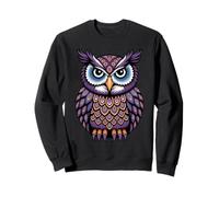 Owl Mandala Colorful Owl Sweatshirt