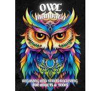 Owl Mandala Coloring Book: Relaxing and Stress-Relieving Designs for Adults & Teens
