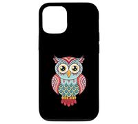 Owl Mandala Pattern Horned Owl Bird Lover Case for iPhone 12/12 Pro