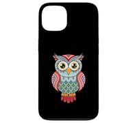 Owl Mandala Pattern Horned Owl Bird Lover Case for iPhone 13