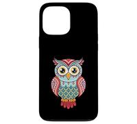Owl Mandala Pattern Horned Owl Bird Lover Case for iPhone 13 Pro Max