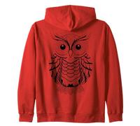 Owl Mandala Zip Hoodie