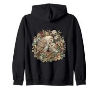 Owl Mom and Baby Mother's Day Home Where The Nest Zip Hoodie