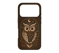 Owl Moon Forest Wildlife Mystic Nature Boho Case for iPhone 17 Pro
