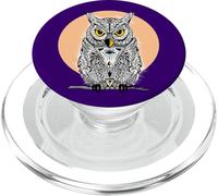 Owl Moon Knowledge Conspiracy Secret Bird Forest Mystical PopSockets PopGrip for MagSafe