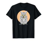 Owl Moon Knowledge Conspiracy Secret Bird Forest Mystical T-Shirt