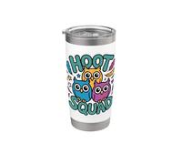 Owl Night-Shift Hoot Squad Owl Stainless Steel Insulated Tumbler