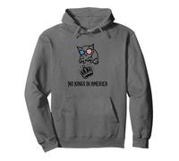 Owl No Kings In America Political Humor Pullover Hoodie