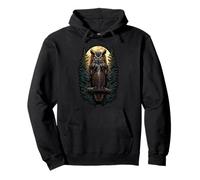 Owl Nocturnal Bird of Prey Silent Wise Spirit Hunter Pullover Hoodie