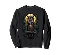 Owl Nocturnal Bird of Prey Silent Wise Spirit Hunter Sweatshirt