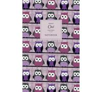 Owl Notebook - Ruled Pages - 5x8 - Premium: (Purple Edition) Bird of Prey Notebook 96 ruled/lined pages (5x8 inches / 12.7x20.3cm / Junior Legal Pad / Nearly A5)