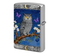 Owl Oak Berry Lighter Case Metal Double-Sided Lighter Cover Pocket Lighters Sleeve Windproof Lighters Accessories for Men Women