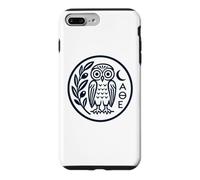 Owl of Athena Ancient Gr oin Mythology Wisdom Symbol Case for iPhone 7 Plus/8 Plus