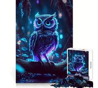 Owl of Destiny Jigsaw Puzzles for Adults1000 Piece Strengthen Memory Home Activity Clean Edge Festive Gift (38x26cm)