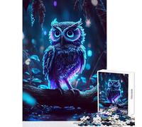 Owl of Destiny Jigsaws 1000 Pieces for Teenagers Stimulate Active Brain And Mind Gentle Relaxing Fun Activity (50X75cm)