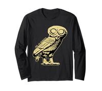 Owl of Minerva Athene Noctua Greek Mythology Wisdom Symbol Long Sleeve T-Shirt