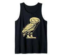 Owl of Minerva Athene Noctua Greek Mythology Wisdom Symbol Tank Top