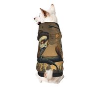 Owl on a Branch Dog Hoodie - Soft & Breathable Pet Clothes for Small to Large Dogs, Stylish and Comfortable Dog Clothes