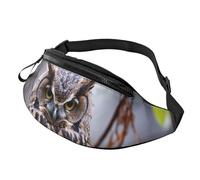 Owl On A Branch Fanny Pack for Men Women, Fashion Festival Fanny Pack, Travel Sport Walking Waist Bag
