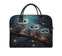 Owl on Tree Laptop Tote Bag Casual Travel Handbag Multi Pocket Shoulder Bags for Work Travel