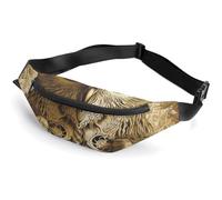 Owl Pattern Fanny Packs with Zipper, Personalized Waist Bags with Multiple Pockets, Adjustable Sling Bag for Travel, Waterproof Belt Bag, Crossbody Bags for Unisex