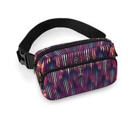 Owl Pattern Fanny Packs with Zipper, Personalized Waist Bags with Multiple Pockets, Adjustable Sling Bag for Travel, Waterproof Belt Bag, Crossbody Bags