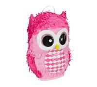 Owl pinata Pink Party Decoration Lightweight 43 cm Owl Party Piñata 160 g