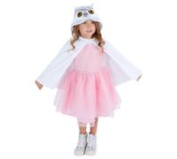 Owl Plush Costume Cape Smiffys White 4-6 Years