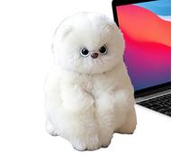 Owl Plush Toy, Bag Charm Soft Doll with Sounds, Stuffed Owl Plush Toy, for Backpack Decoration Handbag Purse Tote Valentine Birthday Holiday Commuting Travel Gatherings